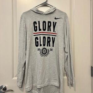 Lightweight Nike Georgia shirt hoodie. Size: small (runs a little larger).